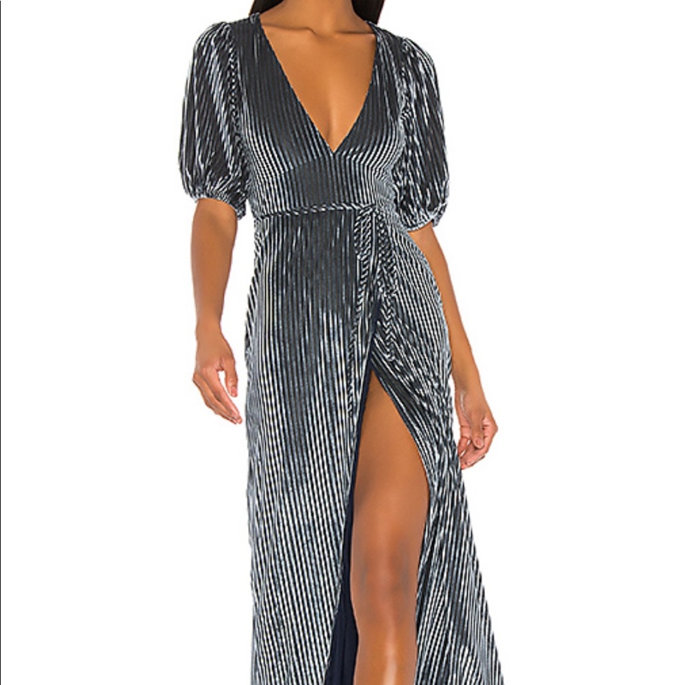 Lovers + Friends Navy Maxi Dress